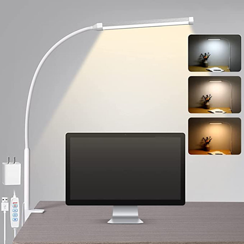LumaFlex | Versatile Adjustable LED Desk Lamp with USB Adapter