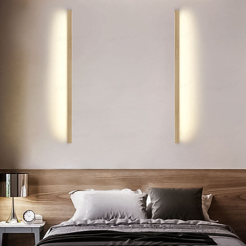 ZenBeam | Elegant Minimalist Solid Wood LED Wall Light Sconce