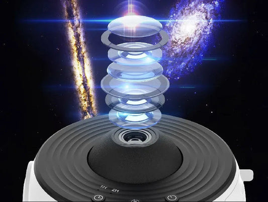 CelestialDream | Elegant HD 360° Galaxy Projector with 12 Effects