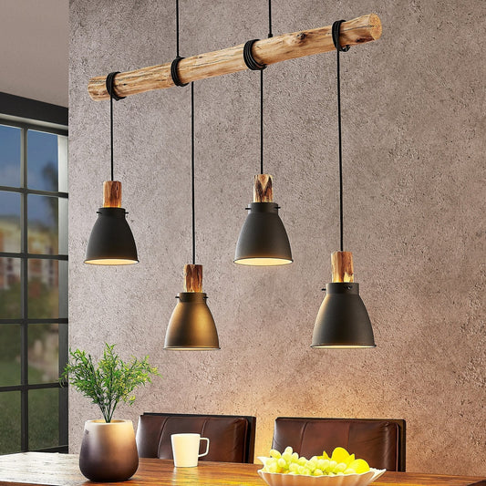 EucalyptusGlow | Rustic Pendant Light – Elegant Fixture for Modern Farmhouse Kitchens