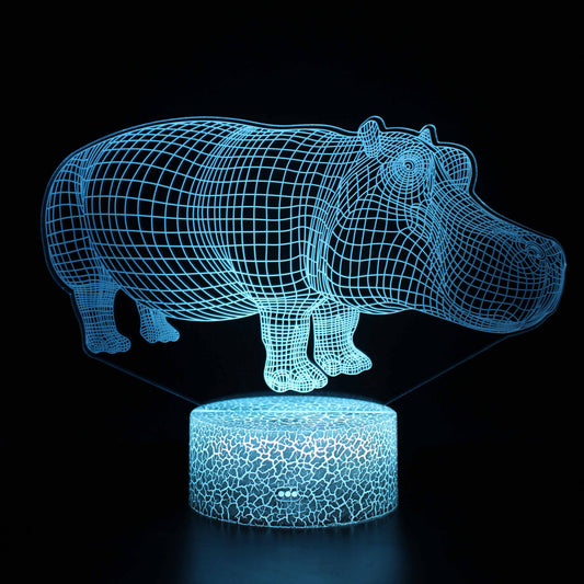IllumiCraft | Colorful 3D Optical Illusion LED Night Light Lamp