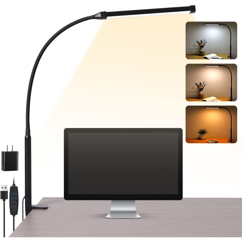 LumaFlex | Versatile Adjustable LED Desk Lamp with USB Adapter