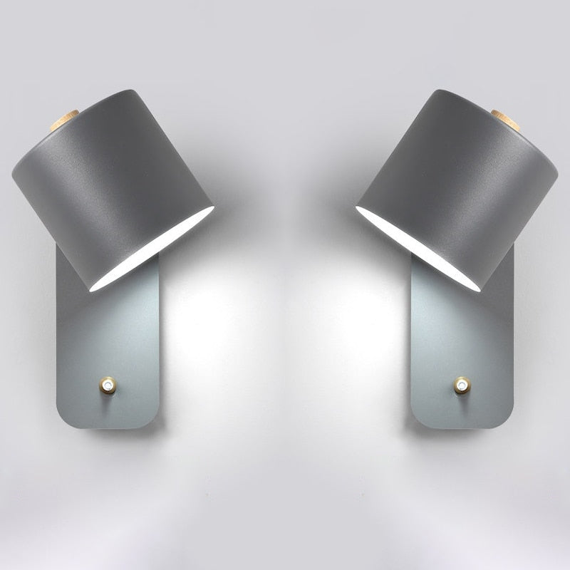 LumenAura | Sleek LED Metal Wall Sconce Light for Contemporary Home Lighting