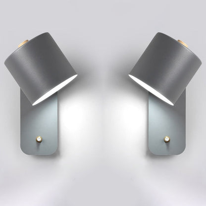 LumenAura | Sleek LED Metal Wall Sconce Light for Contemporary Home Lighting