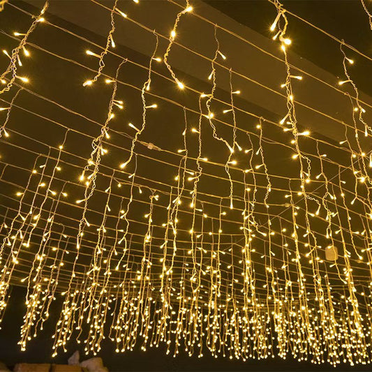 LuminaCascade | Stunning Waterproof Outdoor String Icicle Party Lights