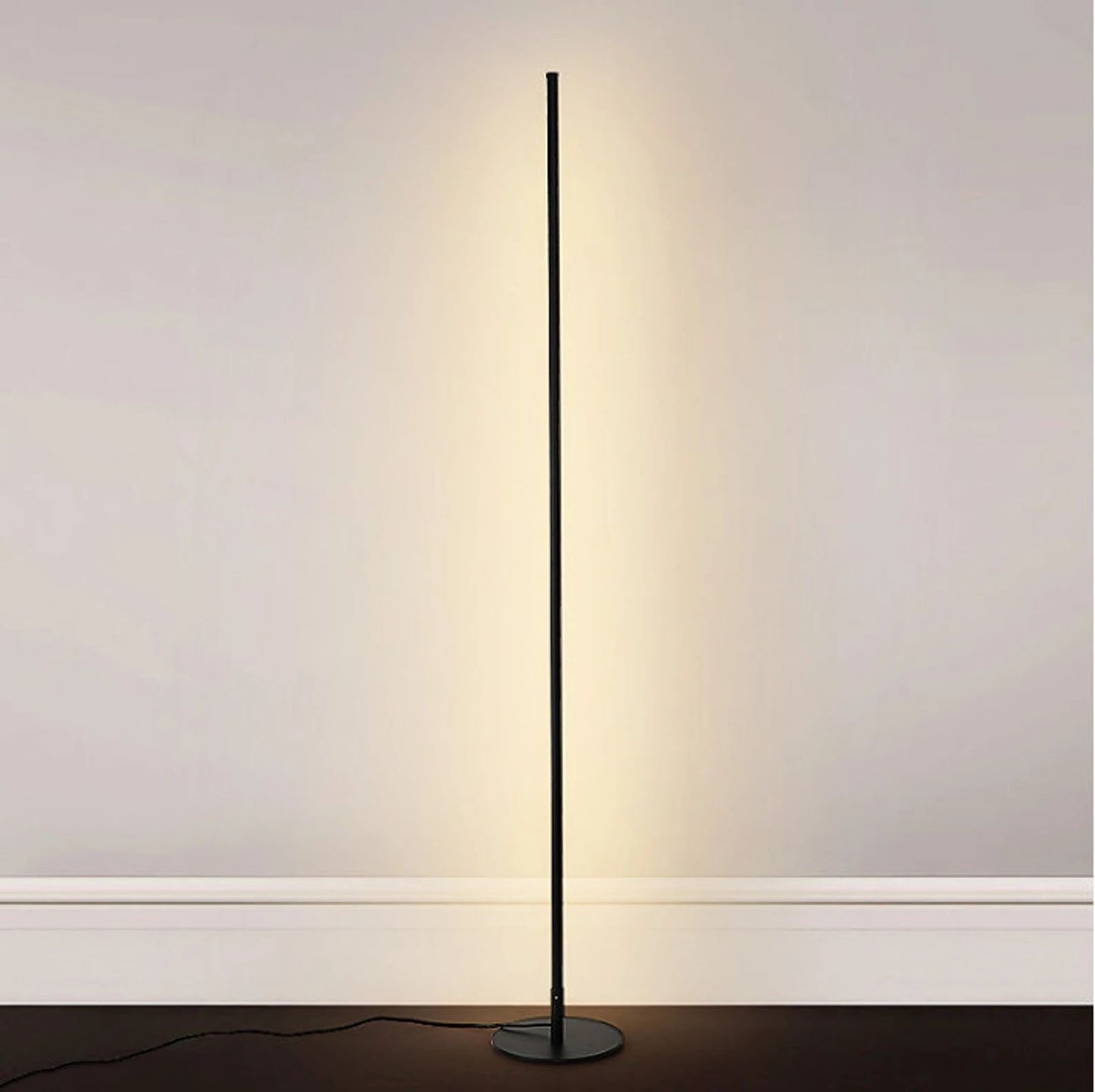 Lunaris | Modern Minimalist Black Floor Lamp for Living Room Decor