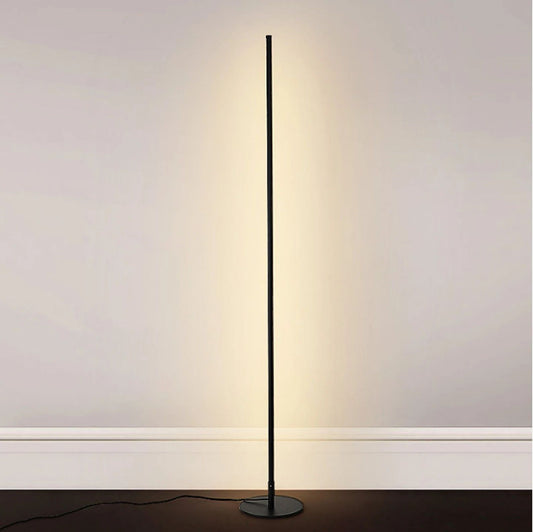 Lunaris | Modern Minimalist Black Floor Lamp for Living Room Decor