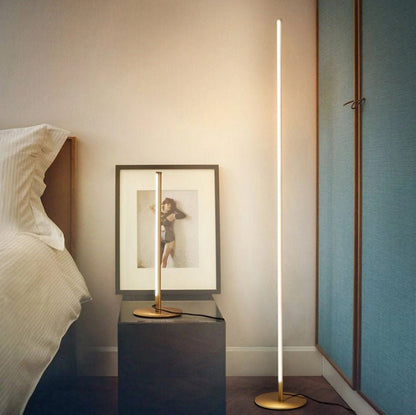 Lunaris | Modern Minimalist Black Floor Lamp for Living Room Decor