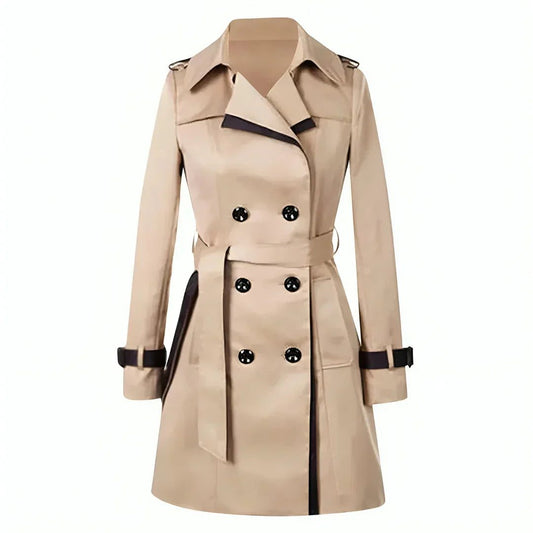   Women's Double-Breasted Trench Coat Fall