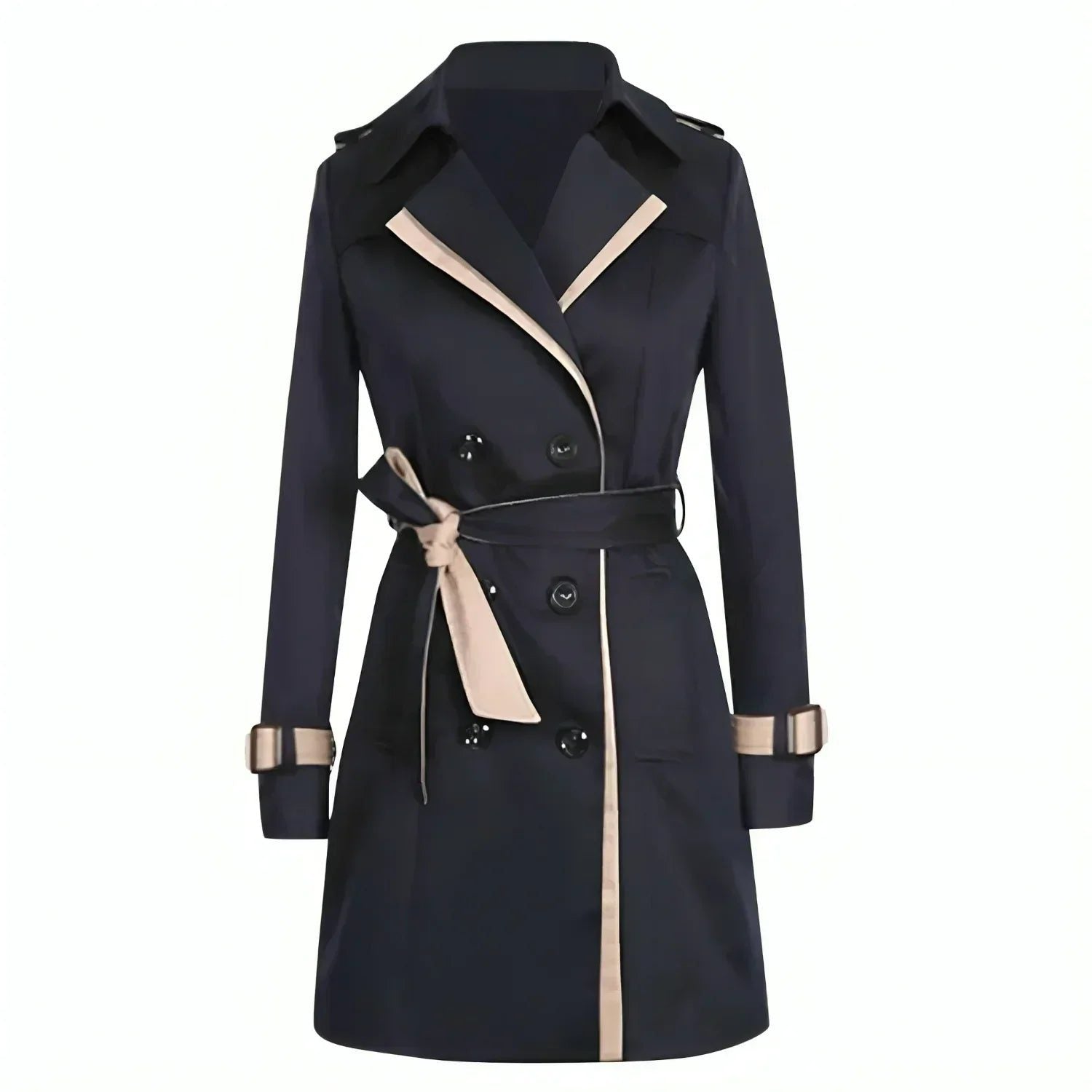   Women's Double-Breasted Trench Coat Fall