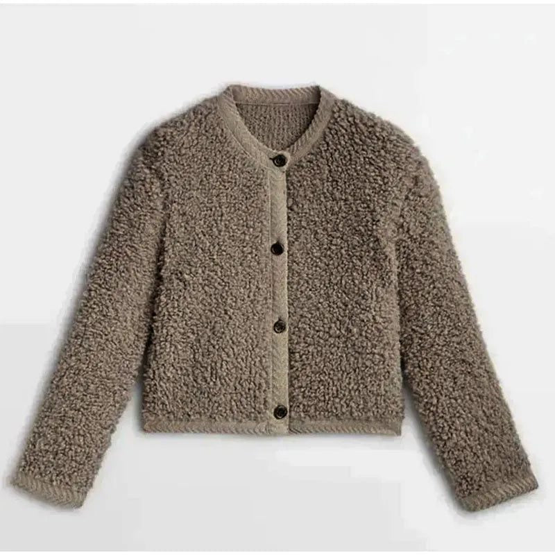  Women's Fleece Button Front Jacket