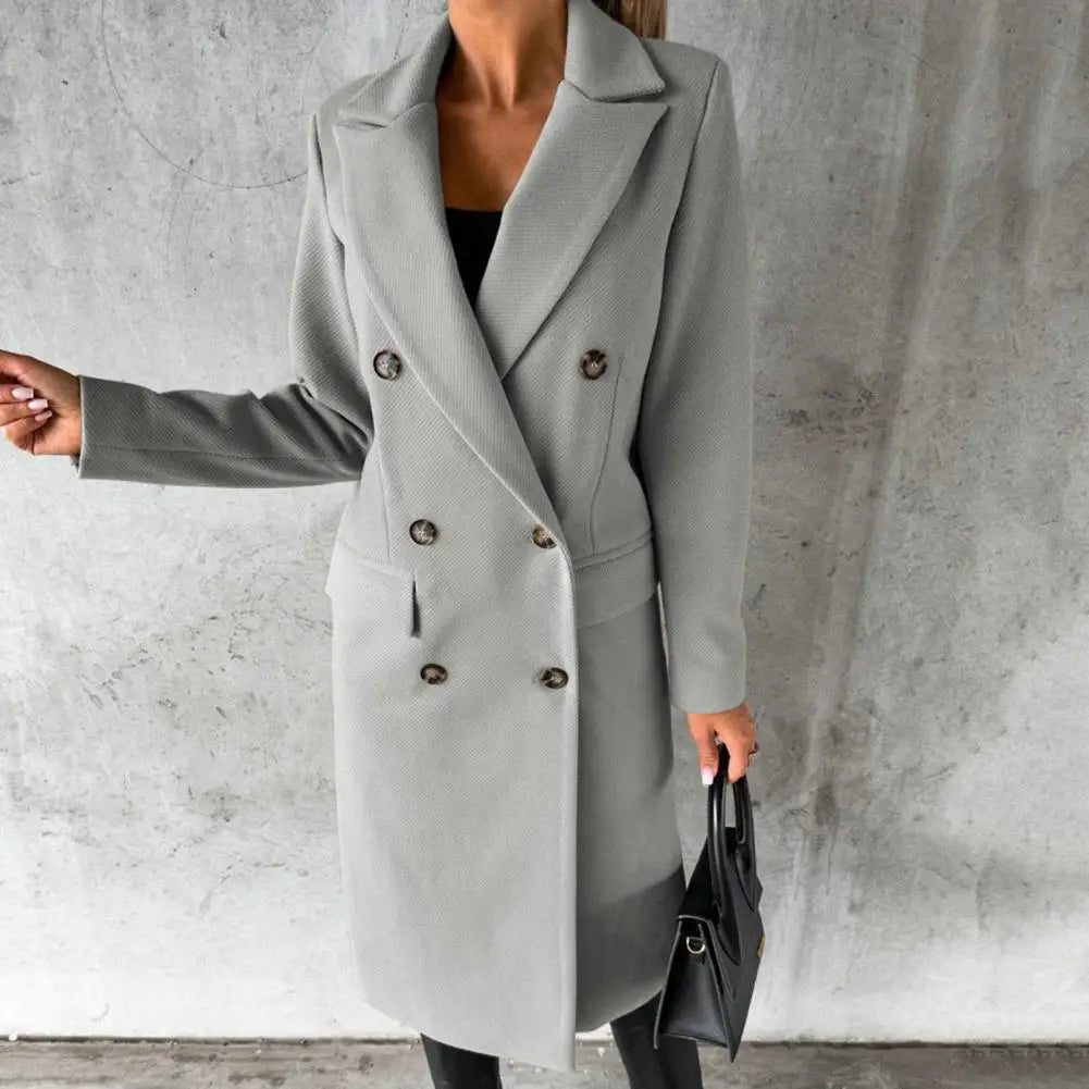   Women's Long Trench Coat Classic Style