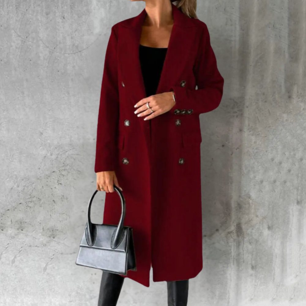  Women's Long Trench Coat Classic Style
