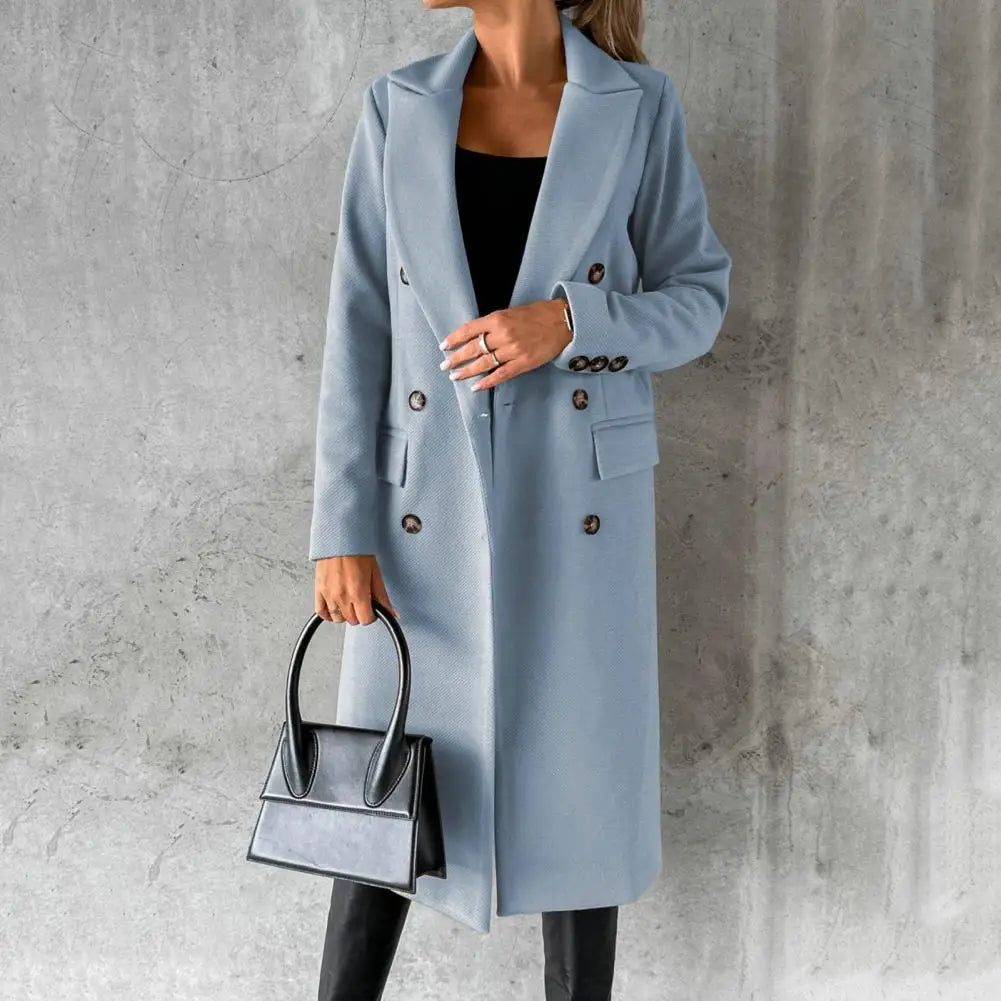   Women's Long Trench Coat Classic Style