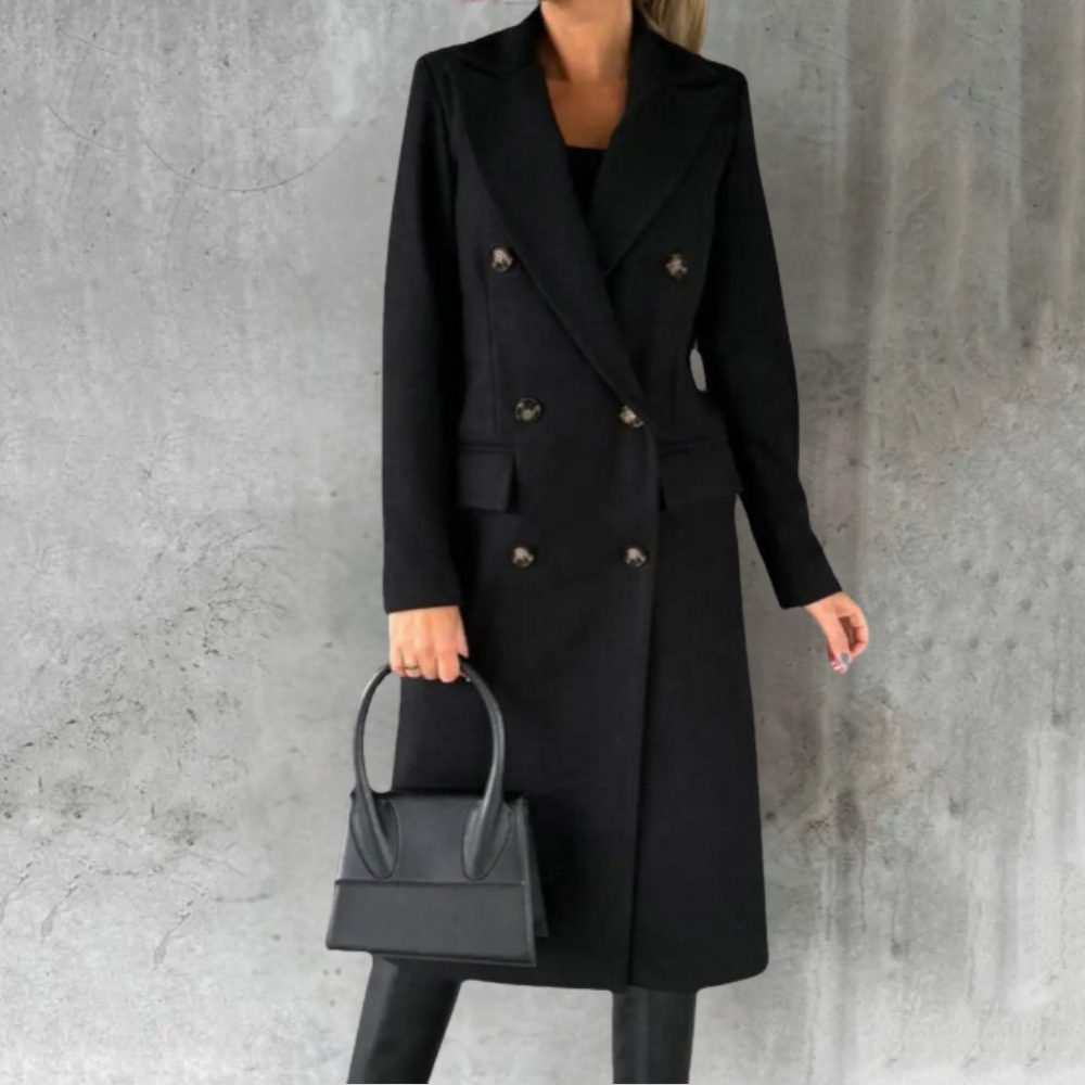   Women's Long Trench Coat Classic Style