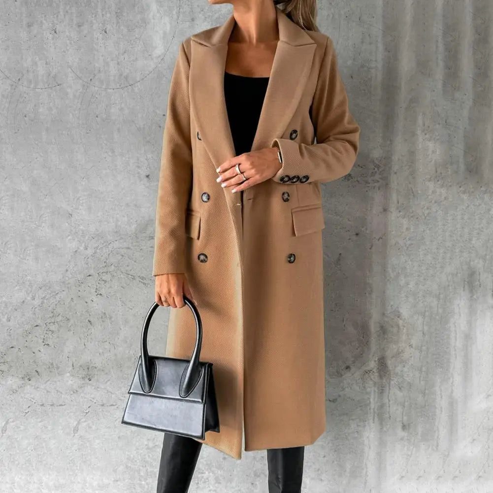   Women's Long Trench Coat Classic Style