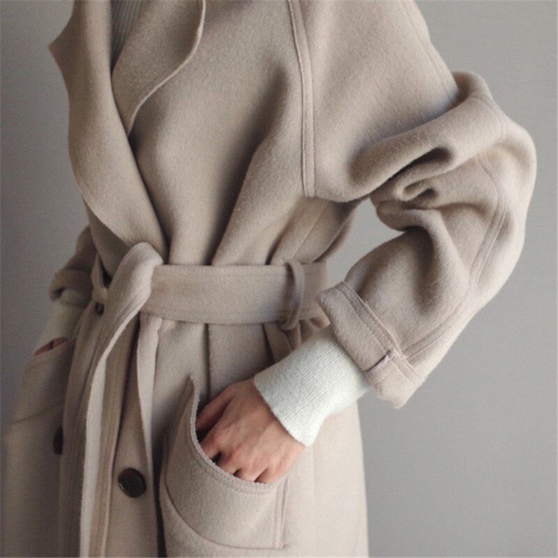   Women's Longline Coat Cold Weather