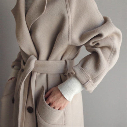   Women's Longline Coat Cold Weather