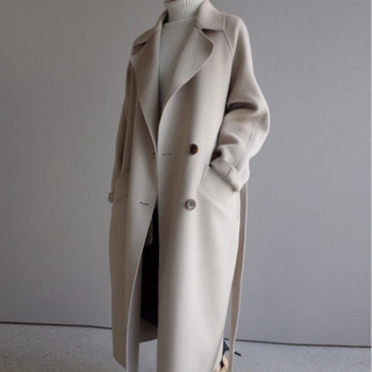   Women's Longline Coat Cold Weather