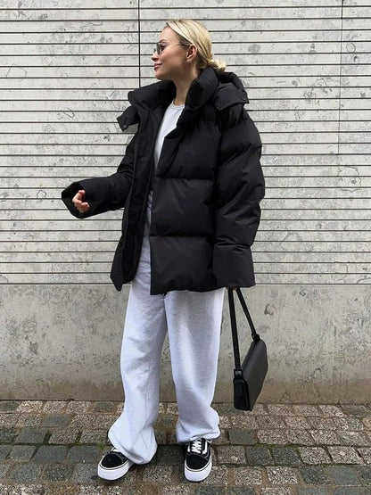   Women's Oversized Puffer Jacket Winter Style