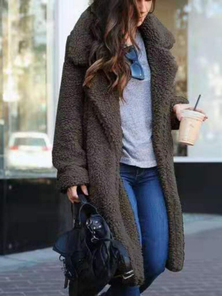   Women's Oversized Teddy Winter Coat