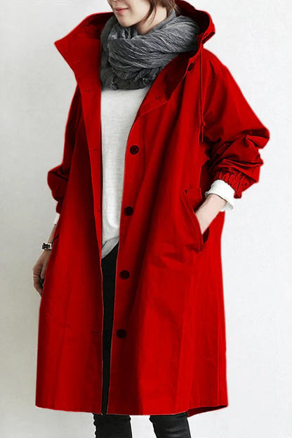   Women's Oversized Trench Coat Relaxed Fit